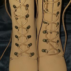 Construction style heels